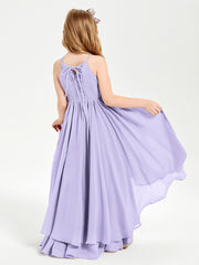 Robes de Demoiselle d'Honneur Junior en Mousseline Lilas