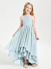 Robes de Demoiselle d'Honneur Junior en Mousseline Brume