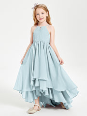 Robes de Demoiselle d'Honneur Junior en Mousseline Brume