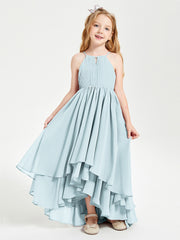 Robes de Demoiselle d'Honneur Junior en Mousseline Brume