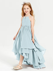 Robes de Demoiselle d'Honneur Junior en Mousseline Brume