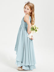 Robes de Demoiselle d'Honneur Junior en Mousseline Brume
