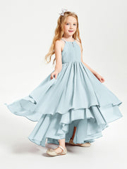 Robes de Demoiselle d'Honneur Junior en Mousseline Brume