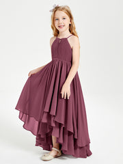 Robes de Demoiselle d'Honneur Junior en Mousseline Mûre