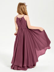 Robes de Demoiselle d'Honneur Junior en Mousseline Mûre