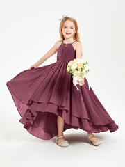 Robes de Demoiselle d'Honneur Junior en Mousseline Mûre