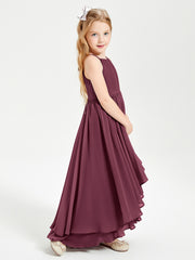 Robes de Demoiselle d'Honneur Junior en Mousseline Mûre