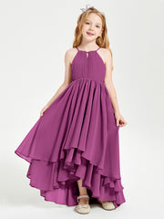 Robes de Demoiselle d'Honneur Junior en Mousseline Orchidee