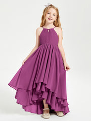 Robes de Demoiselle d'Honneur Junior en Mousseline Orchidee