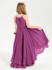 Robes de Demoiselle d'Honneur Junior en Mousseline Orchidee