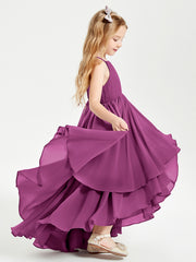 Robes de Demoiselle d'Honneur Junior en Mousseline Orchidee