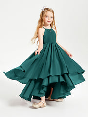Robes de Demoiselle d'Honneur Junior en Mousseline Paon