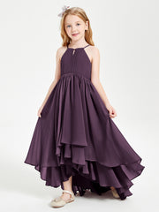 Robes de Demoiselle d'Honneur Junior en Mousseline Plum