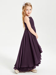 Robes de Demoiselle d'Honneur Junior en Mousseline Plum