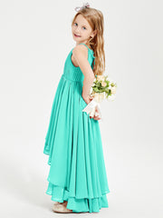 Robes de Demoiselle d'Honneur Junior en Mousseline Spa
