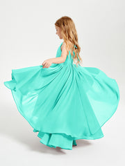 Robes de Demoiselle d'Honneur Junior en Mousseline Spa