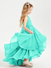 Robes de Demoiselle d'Honneur Junior en Mousseline Spa
