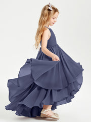 Robes de Demoiselle d'Honneur Junior en Mousseline Orageux
