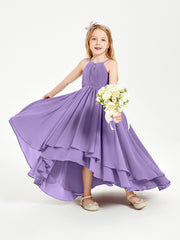 Robes de Demoiselle d'Honneur Junior en Mousseline Tahiti