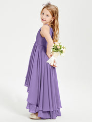 Robes de Demoiselle d'Honneur Junior en Mousseline Tahiti