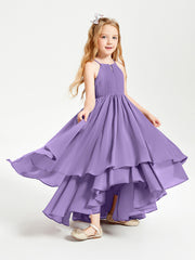 Robes de Demoiselle d'Honneur Junior en Mousseline Tahiti