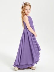 Robes de Demoiselle d'Honneur Junior en Mousseline Tahiti