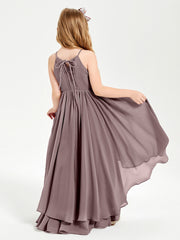 Robes de Demoiselle d'Honneur Junior en Mousseline Vintage Mauve