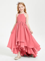 Robes de Demoiselle d'Honneur Junior en Mousseline Pastèque