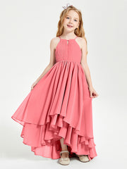 Robes de Demoiselle d'Honneur Junior en Mousseline Pastèque