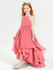Robes de Demoiselle d'Honneur Junior en Mousseline Pastèque