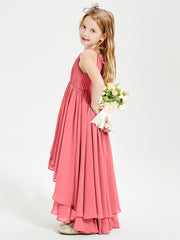 Robes de Demoiselle d'Honneur Junior en Mousseline Pastèque