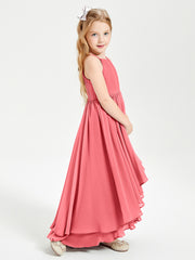 Robes de Demoiselle d'Honneur Junior en Mousseline Pastèque