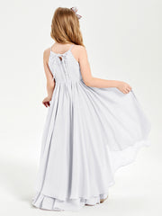 Robes de Demoiselle d'Honneur Junior en Mousseline Blanc