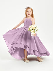 Robes de Demoiselle d'Honneur Junior en Mousseline Glycine