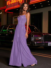 Robe de A-ligne à Col Carré en Jersey Longueur au Sol Tahiti