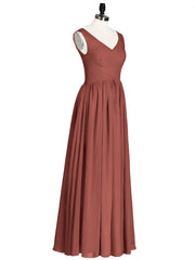 Col en V Maxi Mousseline Robees avec Dos Zippé terracotta Grande Taille