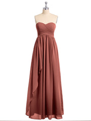 Col en Cœur Empire Mousseline Robe Demoiselle d'honneur terracotta Grande Taille