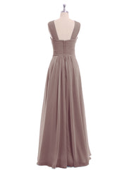 Bretelles Croisées Mousseline Robe avec Taille Empire Dusk