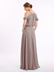 Licou Hors De l'Épaule Robe Avec Blouson Corsage Argent Grande Taille