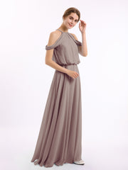 Licou Hors De l'Épaule Robe Avec Blouson Corsage Argent Grande Taille