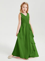 Boho Robes de Demoiselle d'Honneur Longues en Mousseline Mousse