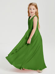 Boho Robes de Demoiselle d'Honneur Longues en Mousseline Mousse