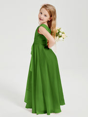 Boho Robes de Demoiselle d'Honneur Longues en Mousseline Mousse
