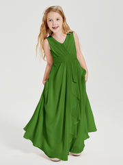 Boho Robes de Demoiselle d'Honneur Longues en Mousseline Mousse