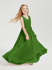 Boho Robes de Demoiselle d'Honneur Longues en Mousseline Mousse