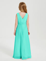 Boho Robes de Demoiselle d'Honneur Longues en Mousseline Spa