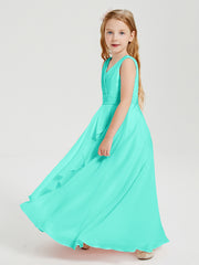 Boho Robes de Demoiselle d'Honneur Longues en Mousseline Spa