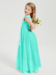 Boho Robes de Demoiselle d'Honneur Longues en Mousseline Spa