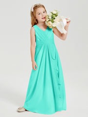 Boho Robes de Demoiselle d'Honneur Longues en Mousseline Spa