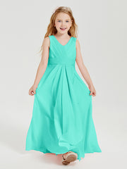 Boho Robes de Demoiselle d'Honneur Longues en Mousseline Spa